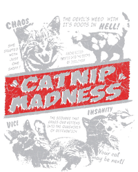 Catnip Madness Cute Kitten Funny Cat Women Vintage T-Shirt