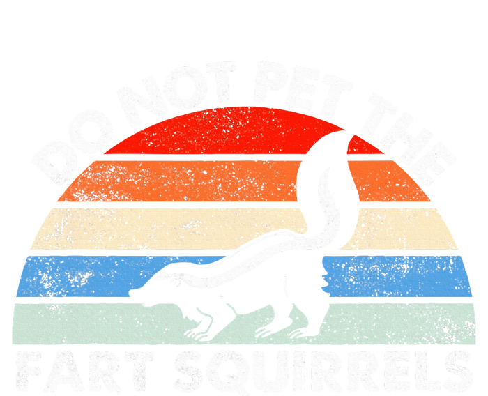 Do Not Pet The Fart Squirrels Funny Skunk Retro Sunset Legacy Cool Fit Booney Bucket Hat