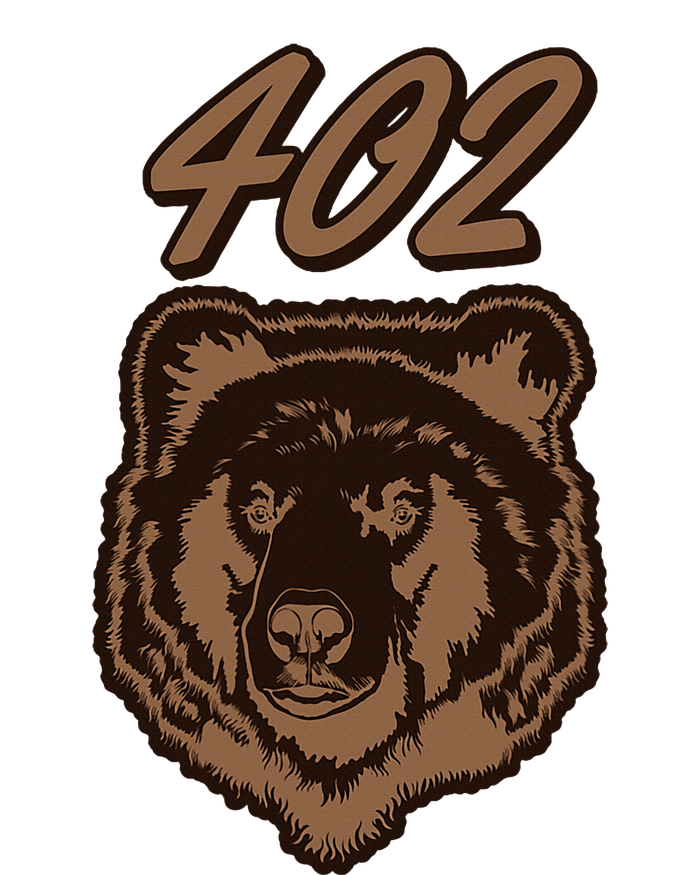 402 Bear Face Fat Brown Grizzly Lover Beartober Week 2024 T-Shirt