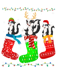 Skunk In Xmas Socks Funny Holiday Ugly Sweater Christmas Long Sleeve Sweatshirt