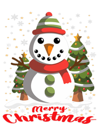 Snowman Merry Christmas Tree Snowflakes Cute Funny T-Shirt