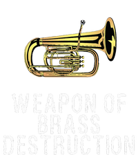 Weapon Of Brass Destruction Funny Marching Baritone Tie-Dye T-Shirt