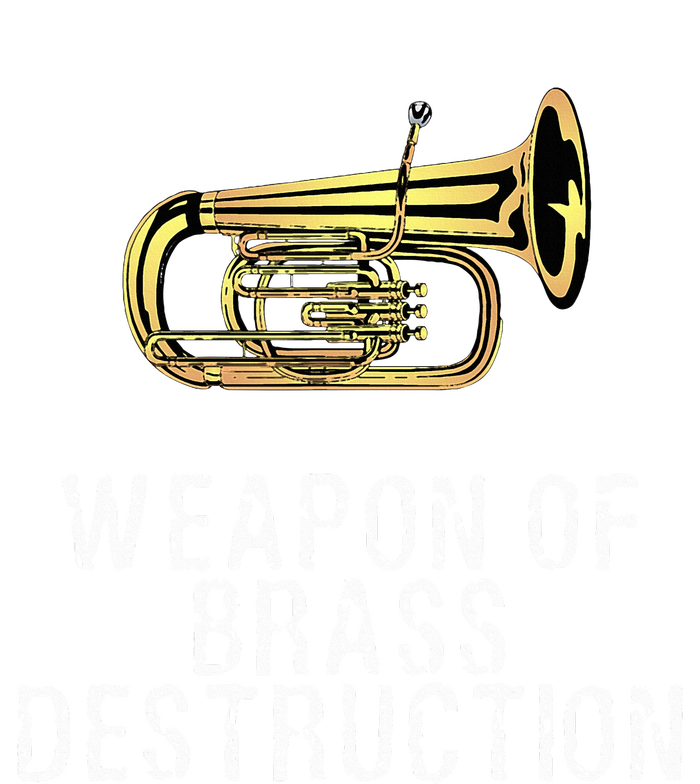 Weapon Of Brass Destruction Funny Marching Baritone Tie-Dye T-Shirt