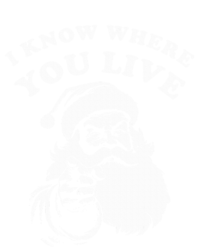 Santa Christmas I Know Where You Live T-Shirt