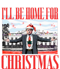 ILl Be Home For Christmas Santa Funny Trump Xmas Pajamas Canvas