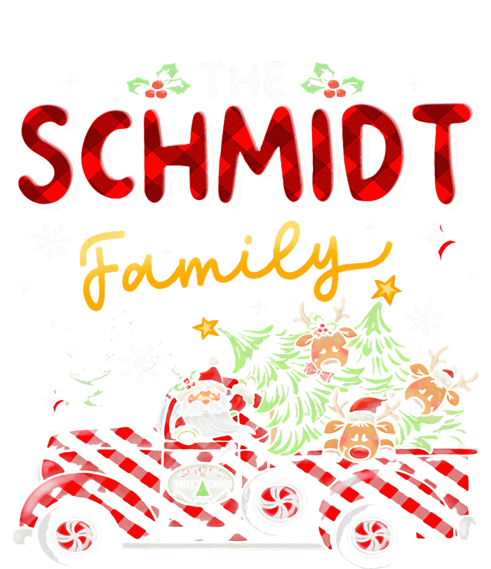 The Schmidt Family Christmas Matching Pajamas Group Gift Mesh Reversible Basketball Jersey Tank