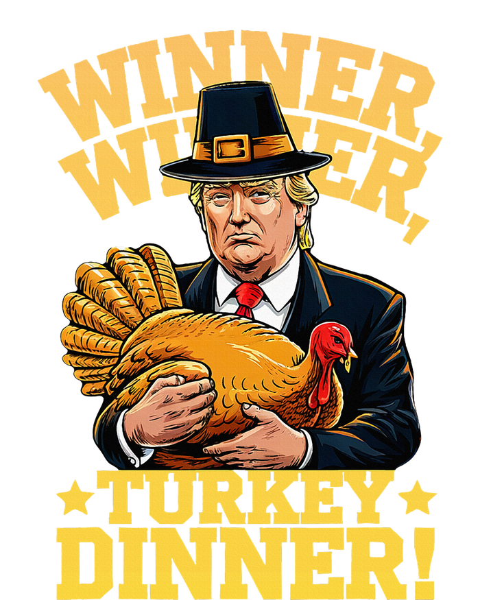 Humor Funny Trump Winner Winner Turkey Dinner Thanksgiving Kids Sweatshirt