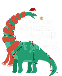 This Is My Christmas Pajama Dinosaur Brontosaurus Xmas Long Sleeve T-Shirt