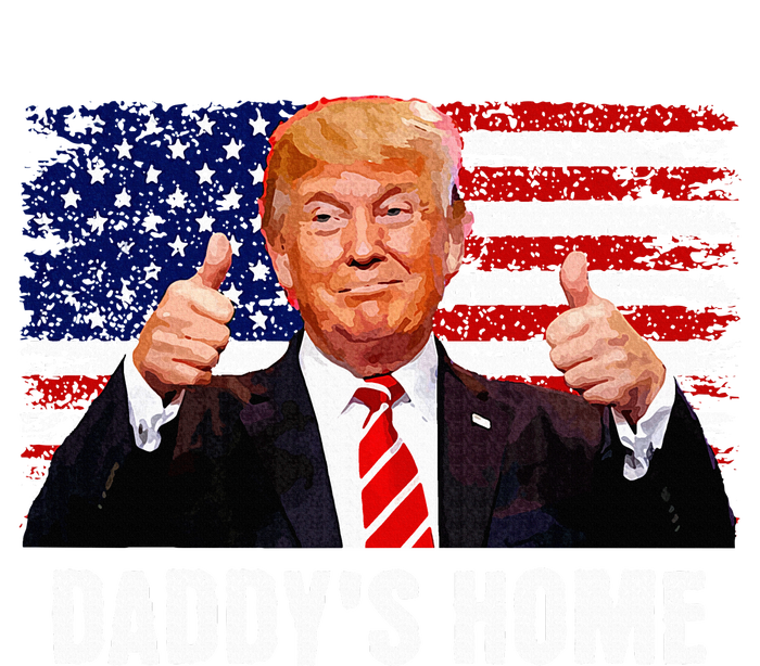 DaddyS Home President Trump 2024 Trump Won President 47 Softstyle Adult Sport Polo