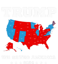 Trump 2024 We Saved America Map Of 2024 Election T-Shirt