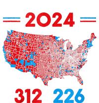 2024 Electoral Map Trump 312 Red 2024 Election Results Map T-Shirt