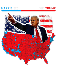 2024 Electoral Map Trump 312 Red 2024 Election Results Map Metallic Star Ornament