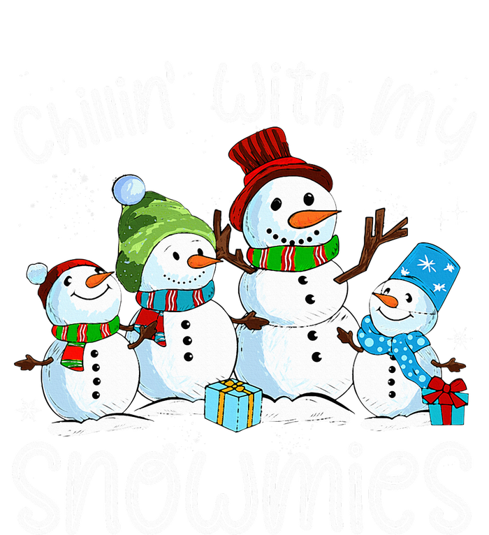 Chillin With My Snowmies Ugly Snowman Christmas Sweatshirt