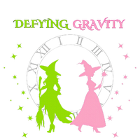 Defying Gravity Sparkles Zip Tote Bag