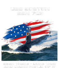 Uss Boston Ssn703 American Flag Submarine Veteran Xmas Flat Bill Trucker Hat