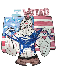 I Voted Werewolf Funny Tall Hoodie