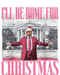 ILl Be Home For Christmas Funny Santa Donald Trump 2024 USA-Made Doggie Bandana