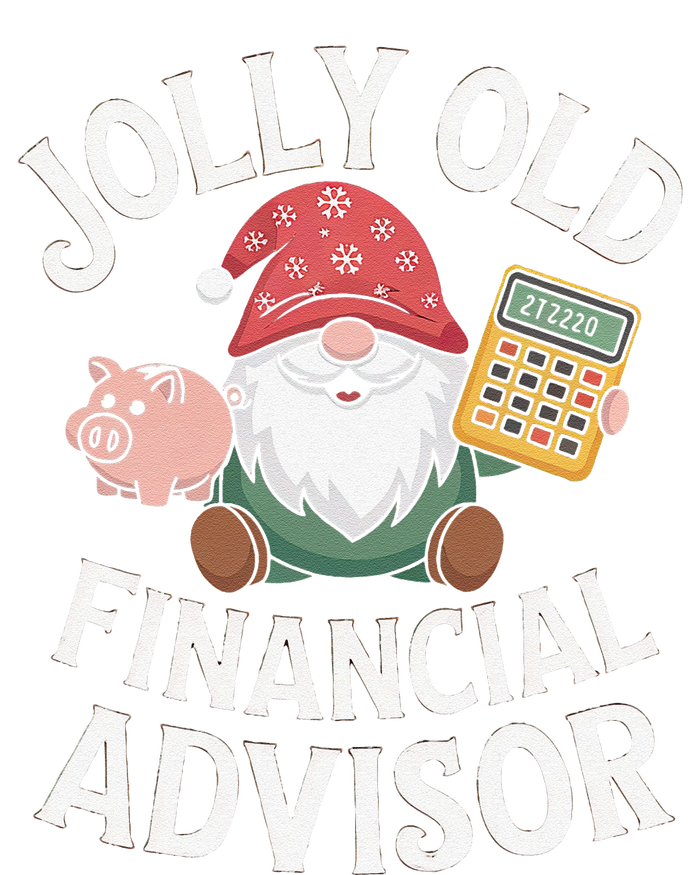 Jolly Old Financial Advisor Christmas Gnome Sustainable Beanie