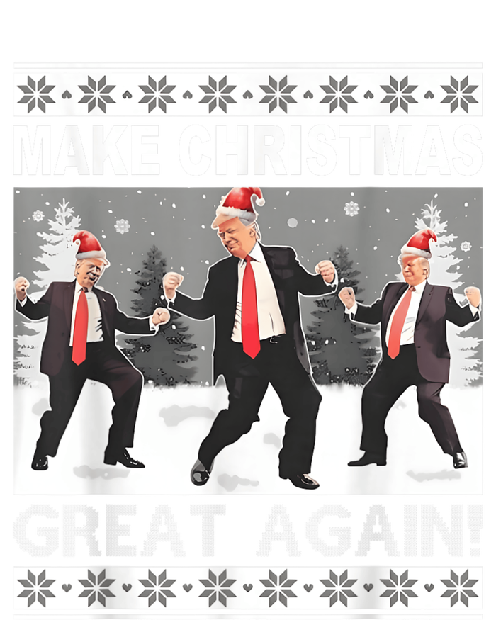 Make Christmas Great Again Trump Dancing Kids Tie-Dye T-Shirt