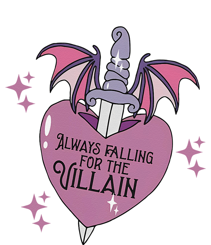 Always Falling For The Villain Funny Design Softstyle Adult Sport Polo