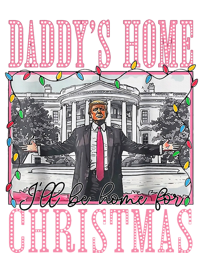 ILl Be Home For Christmas Santa Funny Trump Xmas Pajamas Poster