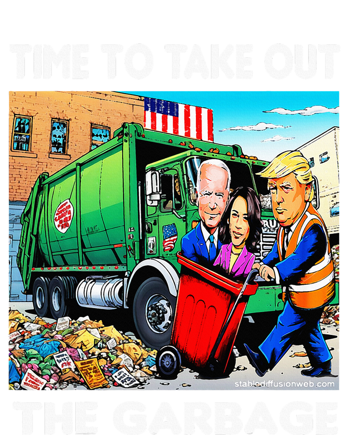 Funny Garbage For Trump 2024 Time To Take Out The Garbage T-Shirt