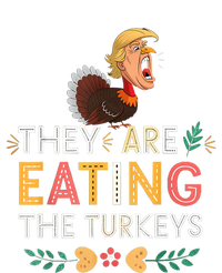 They Are Eating The Turkeys Funny Thankgiving Turkey Enza Ladies Jersey Colorblock Tee