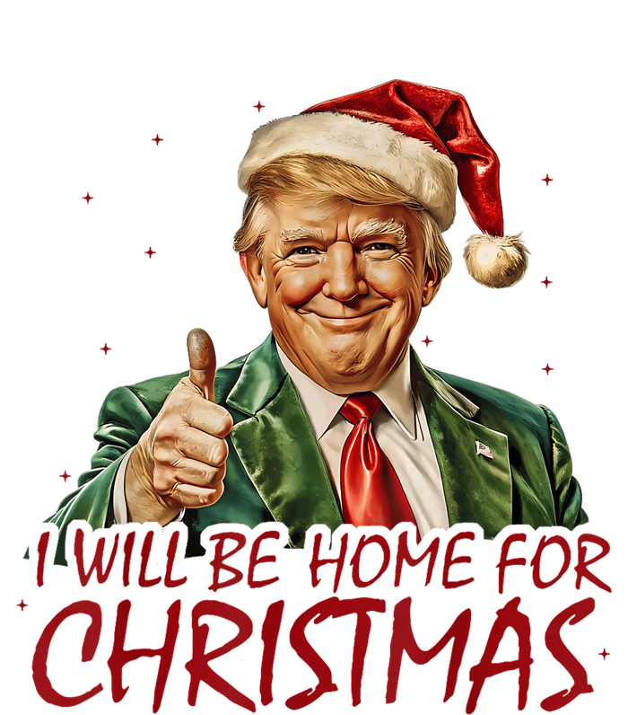 Trump I Will Be Home For Christmas Poster