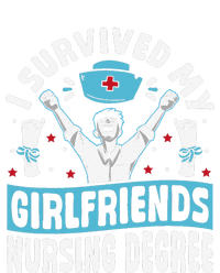 Nurse Graduation I Survived My Girlfriends Nursing Degree Softstyle Adult Sport Polo