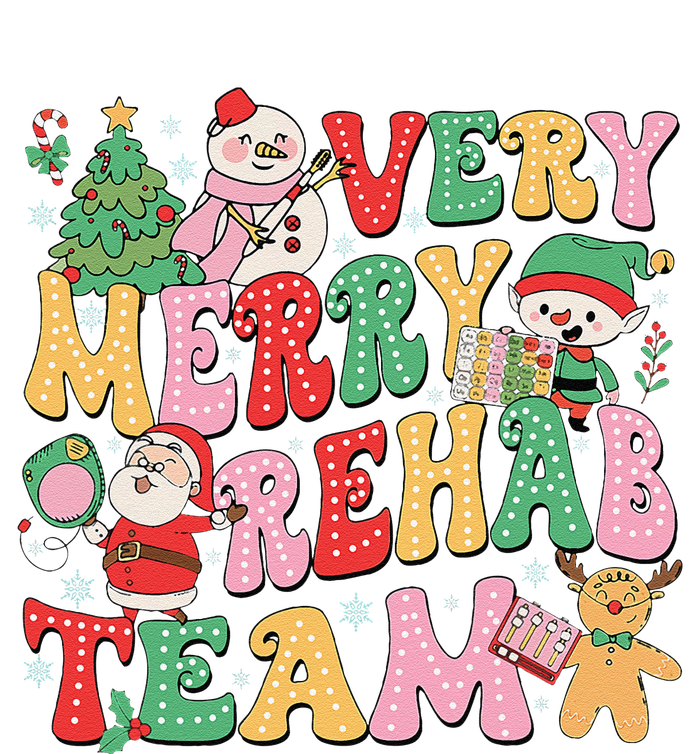 Verry Merry Rehab Team Pt Ot Slp Therapy Team Christmas Sustainable Beanie