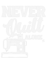 Never Quilt Alone Quilting Softstyle Adult Sport Polo