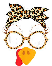 Turkey Face Leopard Headband Glasses Thanksgiving Women Girl Sustainable Knit Beanie