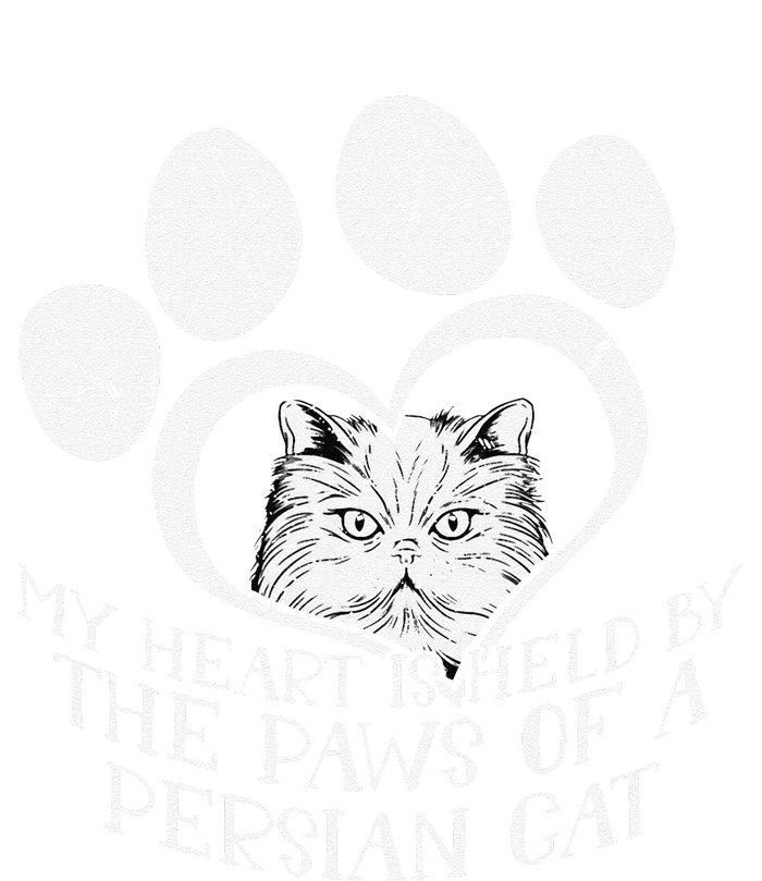 My Heart Is Held By The Paws Of A Persian Cat Cat T-Shirt