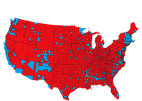 Red Wave Map Of Usa In The 2024 Presidential Election Maga Women's Flannel Pajama Set