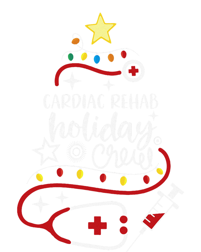 Christmas Cardiology Nurse Tech Cardiac Rehab Holiday Crew Cooling Performance Crew T-Shirt