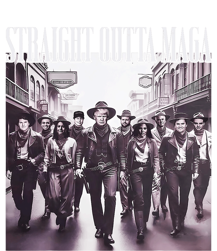 Straight Outta Maga Funny Trump 2024 City Backpack