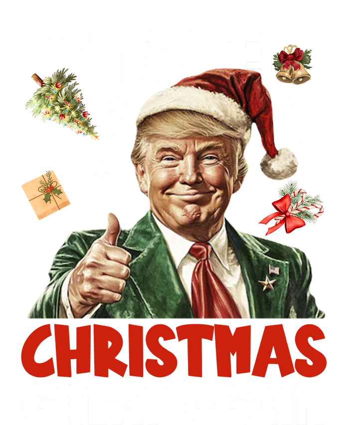 Make Christmas Great Again Pro Donald Trump Holiday Tall Long Sleeve T-Shirt