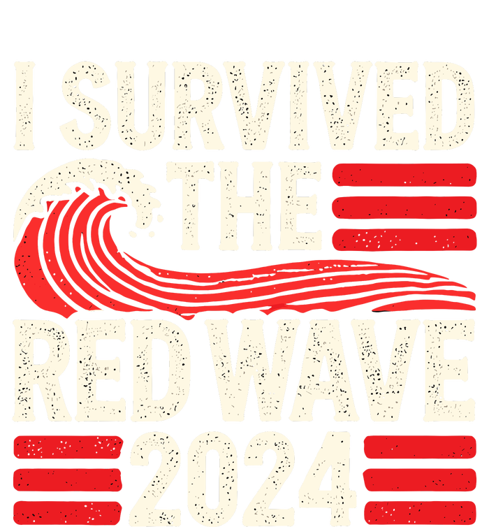 I Survived The Red Wave 2024 Toddler Long Sleeve Shirt