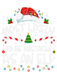 Most Likely To Be Mistaken As An Elf Funny Family Christmas Gift T-Shirt