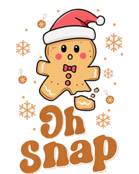 Oh Snap Gingerbread Man Cute Christmas Cookie Baking Team Gift Snapback Five-Panel Rope Hat