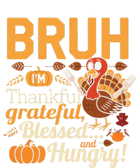 Thanksgiving Bruh Thankful Blessed Gift Kids T-Shirt