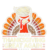 Funny Turkey Make Thanksgiving Great Again Turkey Face Grommeted Golf Towel