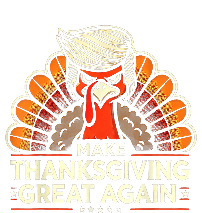 Funny Turkey Make Thanksgiving Great Again Turkey Face Grommeted Golf Towel