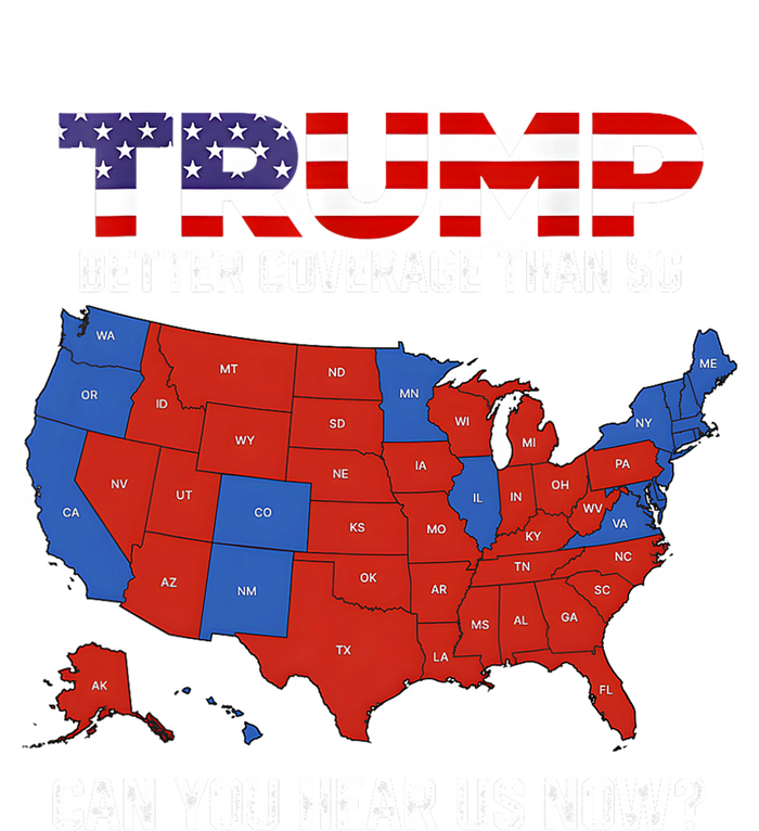 Trump Better Coverage Than 5g Can You Hear Us Now Retro Legacy Cool Fit Booney Bucket Hat