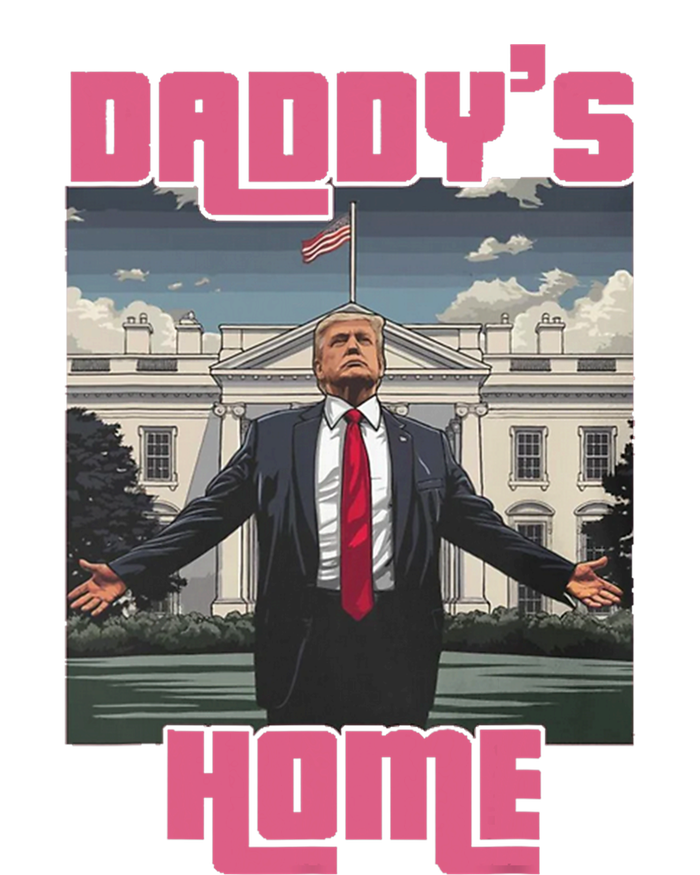 Trump Daddys Home White House Victory President 47 Kids Long Sleeve Shirt