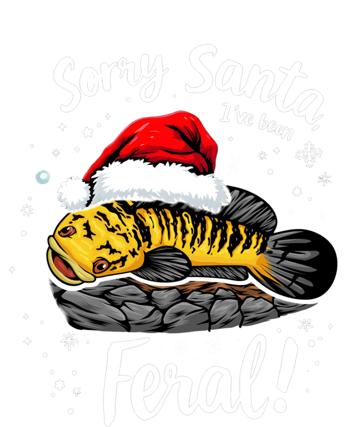 Funny Northern Snakehead Sorry Santa IVe Been Feral Xmas Gift Tie-Dye Long Sleeve Shirt