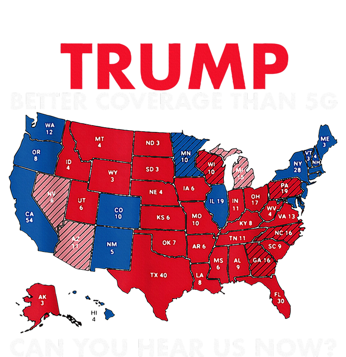 Retro Trump Better Coverage Than 5g Can You Hear Us Now Sweatshirt