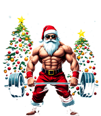 Muscle Santa Weightlifter Christmas Powerlifting Xmas Gym Gift T-Shirt