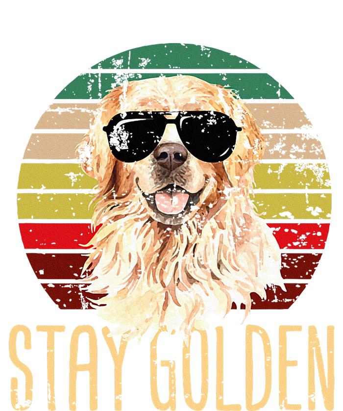 Stay Golden Funny Retro Golden Retriever Dog Breed Lover T-Shirt