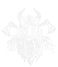 Uff Da Norwegian Quote Scandinavian Viking Helmet Beard Man Tie-Dye Long Sleeve Shirt